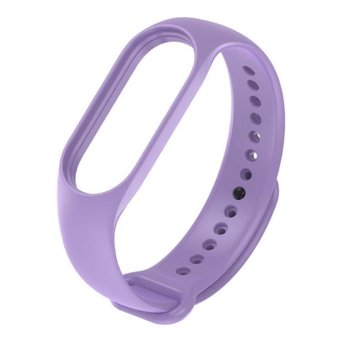 UTGATT1 - Silicone Ersättningsarmband till Xiaomi Smart Band 7 - Lila