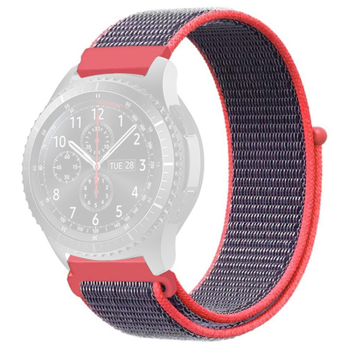 KALEBOL - Kalebol Galaxy Watch 6/6 Classic Armband Nylon Loop - Bright Rosa