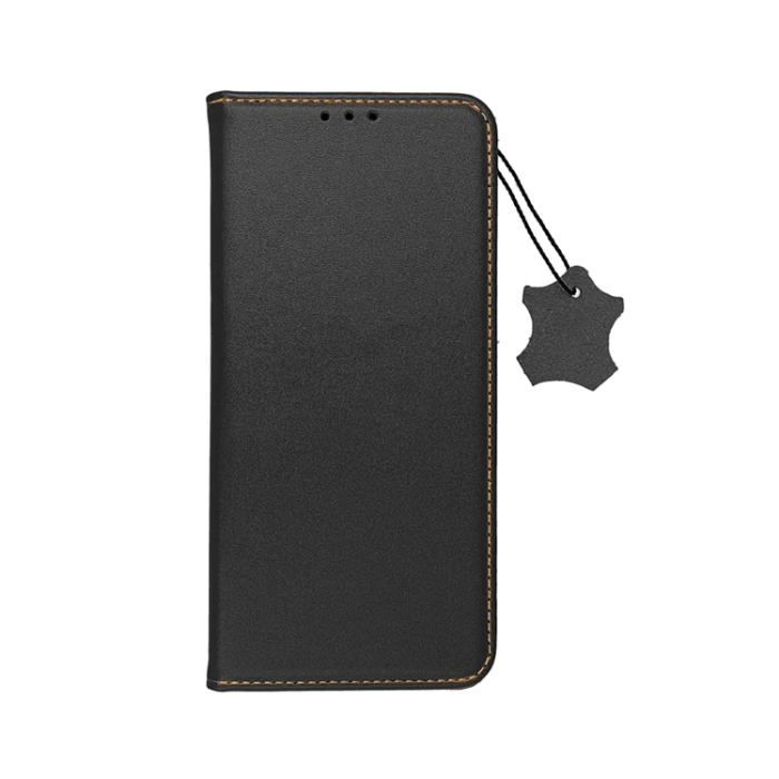 OEM - Xiaomi Redmi 14C Plånboksfodral Smart Pro Äkta Läder - Svart