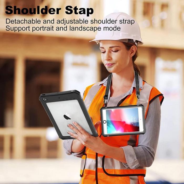 A-One Brand - iPad Mini 6 (2021) Skal SHELLBOX IP68 Vattentät - Svart