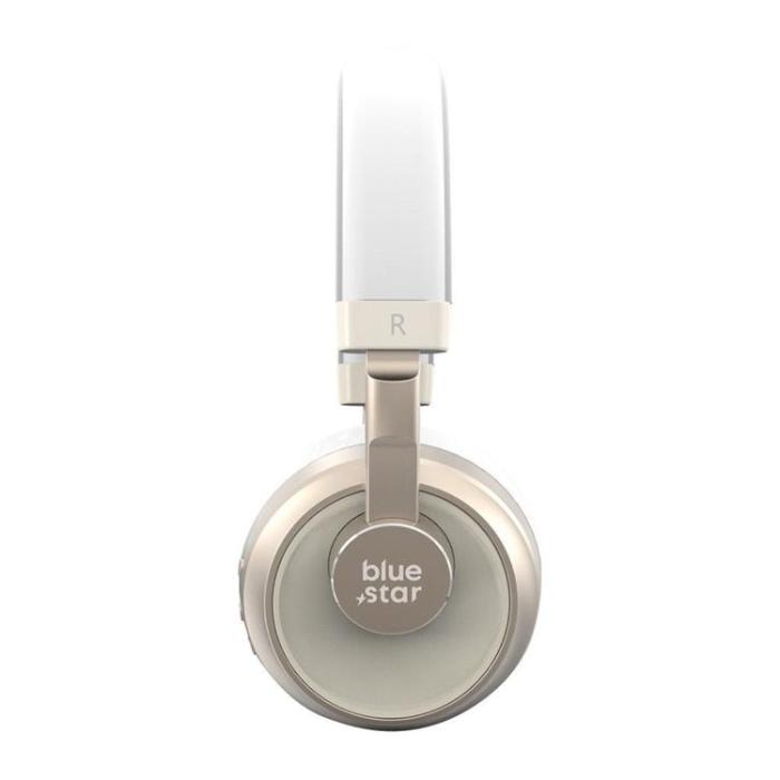 Blue Star - Blue Star Trådlösa Hörlurar Over-Ear Bluetooth - Vit