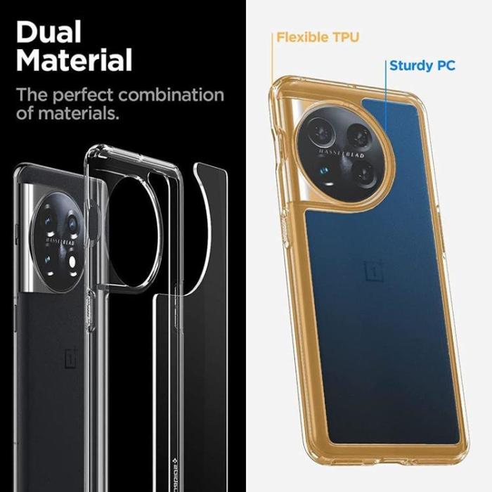 UTGATT - Spigen OnePlus 11 5G Mobilskal Ultra Hybrid - Crystal Clear