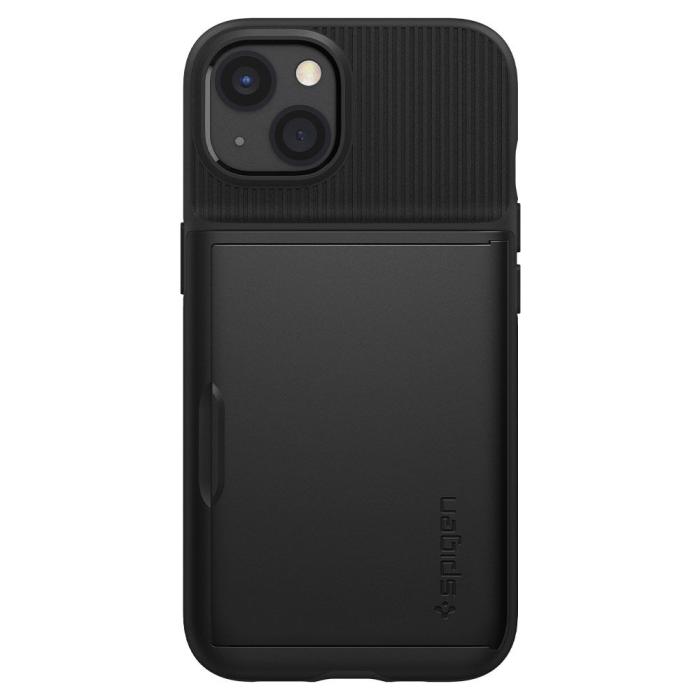 Spigen - Spigen Slim Armor CS Mobilskal iPhone 13 - Svart