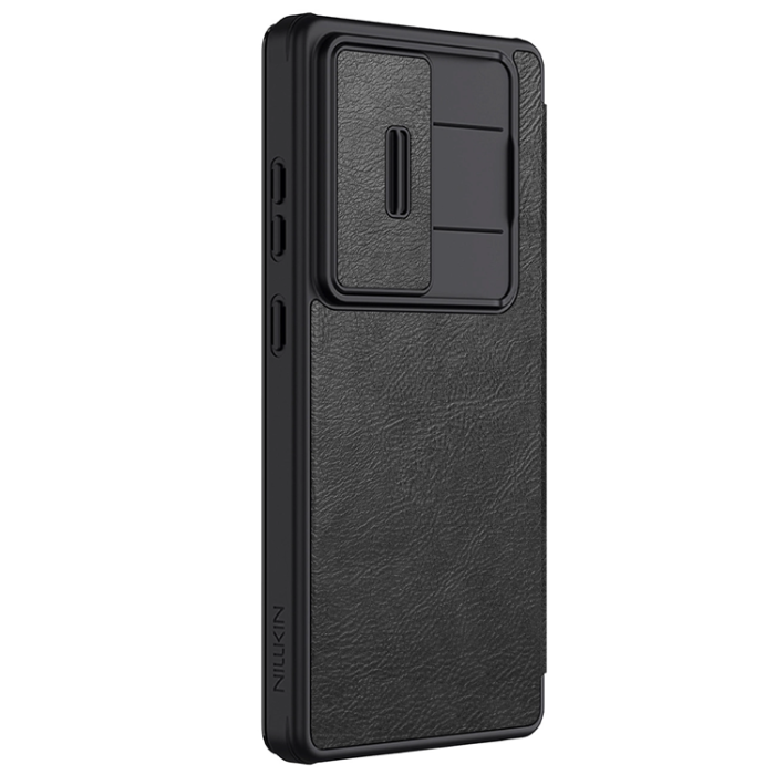 Nillkin - Nillkin Galaxy S25 Ultra Plånboksfodral QinPro Läder - Svart