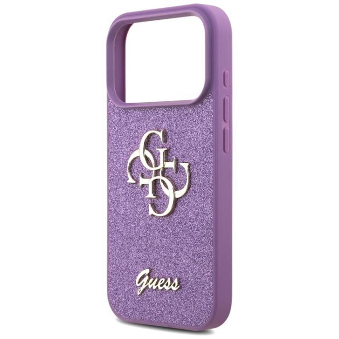 Guess - Guess iPhone 17 Pro Mobilskal Fixed Glitter Big 4G - Lilac