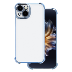 OEM - iPhone 15 Pro Mobilskal Anti Shock Chrome - Blå