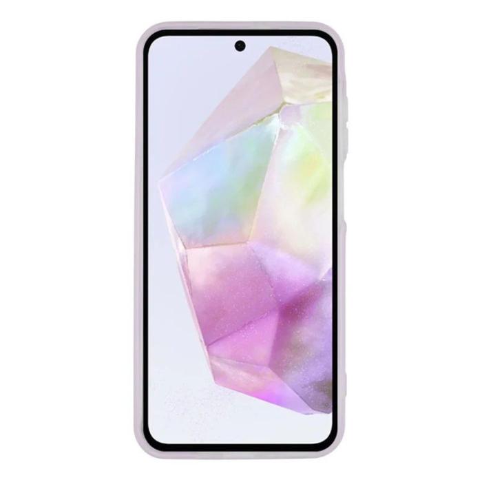 WANLONFENG - WANLONFENG Mobilskal till Samsung Galaxy A55 5G Matt PC TPU - Lila