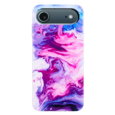 A-One Brand - iPhone Air Mobilskal Marble Pattern Painted TPU - Rosa