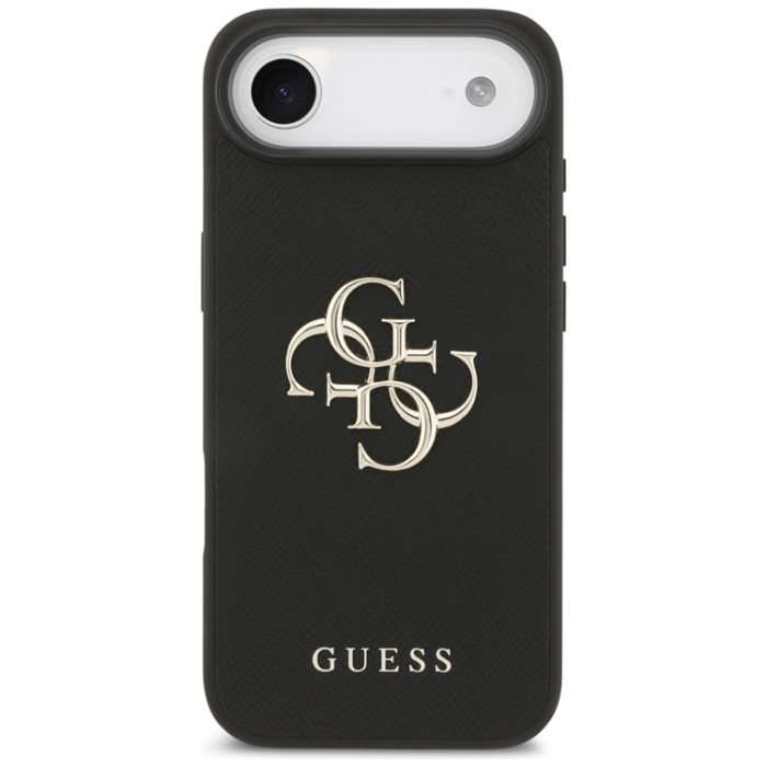 Guess - Guess iPhone 17 Air Mobilskal Grained Classic Logo - Svart