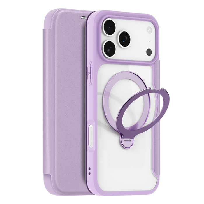 Dux Ducis - Dux Ducis iPhone 17 Pro Max Plånboksfodral MagSafe Skin X Pro Kickstand