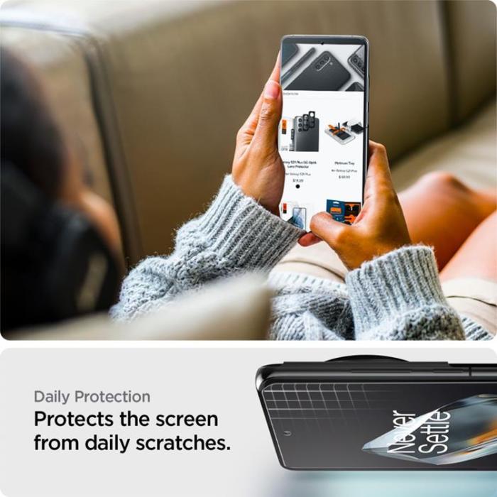 Spigen - Spigen 2-Pack OnePlus 12 Skärmskydd Hydrogel Neo Flex - Clear