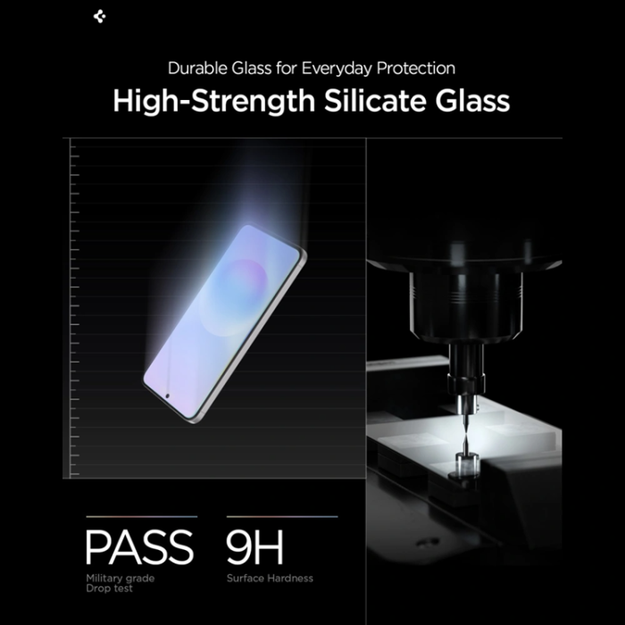 Ringke - [2-Pack] Spigen Skärmskydd Härdat Glas För Galaxy A57 - Clear