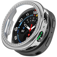 A-One Brand - Galaxy Watch 8 (44mm) Skal Rhinestone Decor Hollow