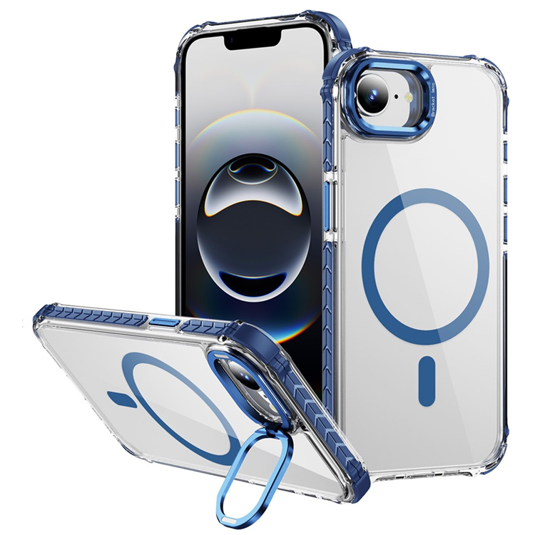 iPhone 16e Mobilskal MagSafe Kickstand - Blå | 2353 | AlltMobil