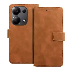 OEM - Xiaomi Redmi Note 13 4G Pl&aring;nboksfodral Tender - Brun