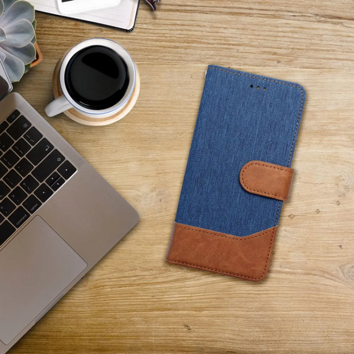 A-One Brand - iPhone Air Plånboksfodral Jeans - Blå