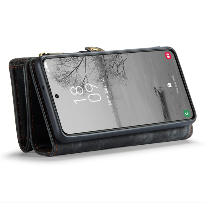 Caseme - Caseme Galaxy S23 Plånboksfodral Detachable - Svart
