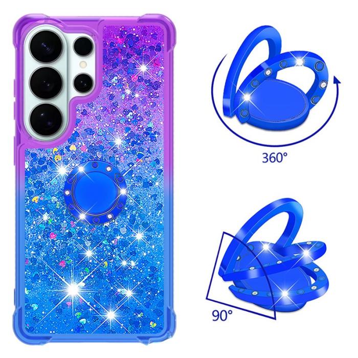 OEM - Mobilskal till Samsung Galaxy S26 Ultra TPU Gradiant Stöd - Lila+Himmelblå