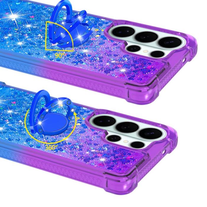 OEM - Mobilskal till Samsung Galaxy S26 Ultra TPU Gradiant Stöd - Lila+Himmelblå
