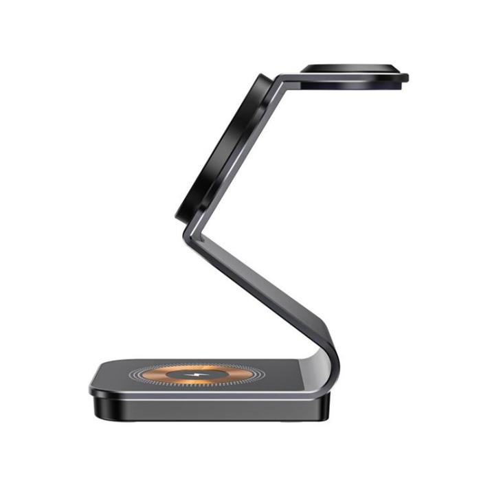 Tech-Protect - Tech-Protect 3-in-1 Trådlös laddare iPhone, Apple Watch, AirPods - Svart