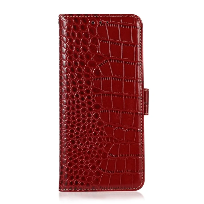 A-One Brand - Sony Xperia 1 VII Plånboksfodral Crocodile Texture - Röd