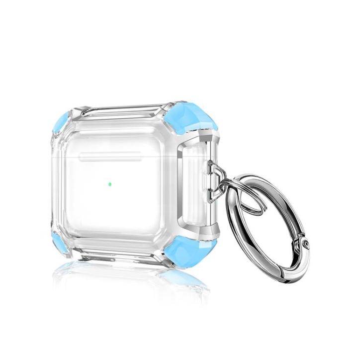 A-One Brand - Dual TPU Skal Airpods 3 - Sky Blå