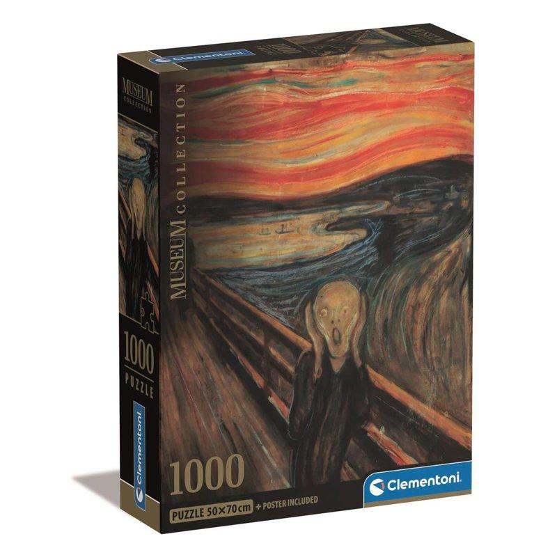 CLEMENTONI Pussel 1000 Pcs CB Museum Munch "The Scream"