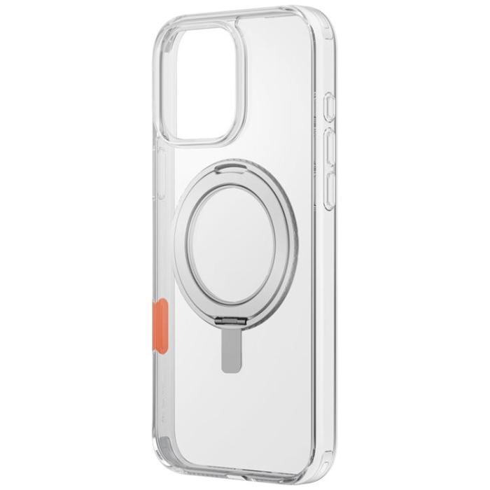 UNIQ - UNIQ iPhone 16 Pro Max Mobilskal Swivix 360 Kickstand - Clear
