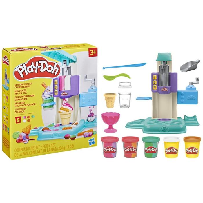 PLAY-DOH - PLAY-DOH Kitchen Creations Playset Rainbow Swirl Ice Cream