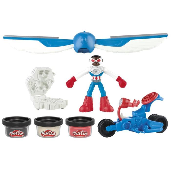 PLAY-DOH - PLAY-DOH Marvel Captain America Moto Slicer