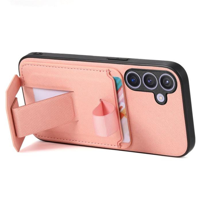 OEM - Mobilfodral för Samsung Galaxy S26 Plus Kickstand Kortfack - Rosa