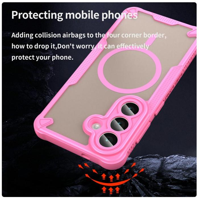 OEM - Mobilskal för Samsung Galaxy S26 Magnetiskt TPU + PC - Rosa