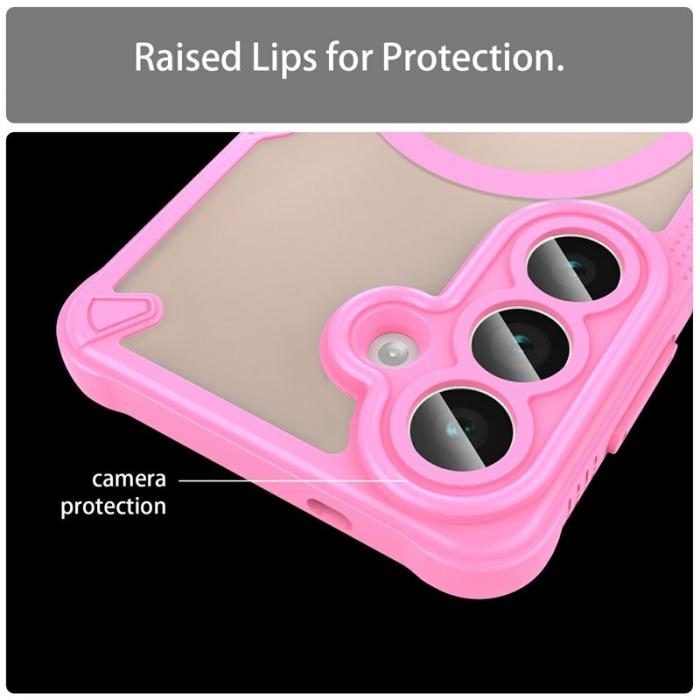 OEM - Mobilskal för Samsung Galaxy S26 Magnetiskt TPU + PC - Rosa