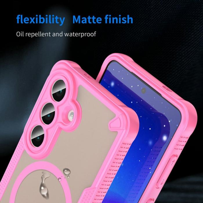 OEM - Mobilskal för Samsung Galaxy S26 Magnetiskt TPU + PC - Rosa