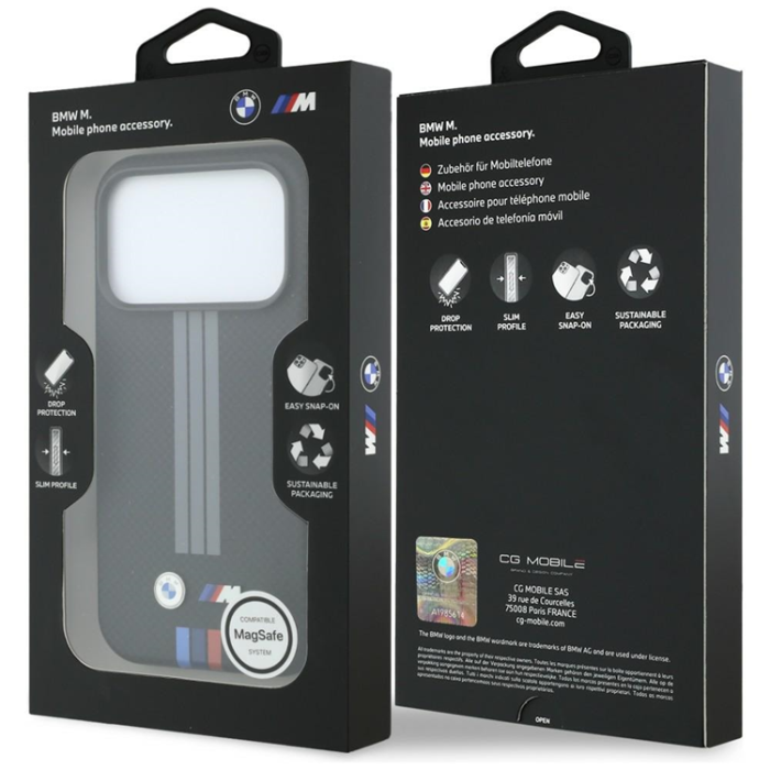 BMW - BMW Mobilskal För iPhone 18 Pro/17 Pro Magsafe M Quadrille Kevlar