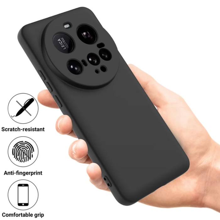 A-One Brand - Xiaomi 15 Ultra Mobilskal Liquid Silikon - Svart