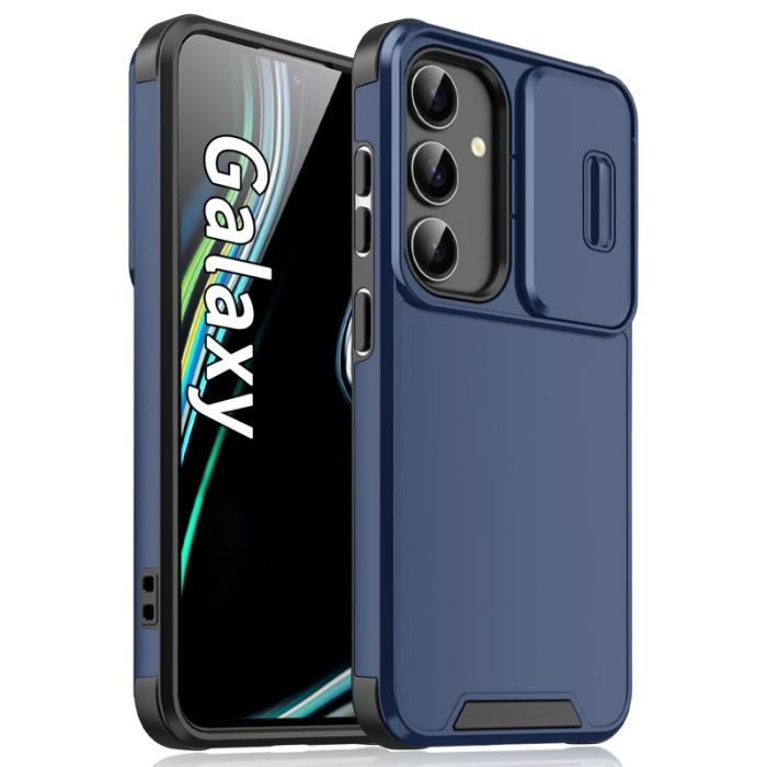 OEM - Mobilskal för Samsung Galaxy S26 Plus PC + TPU med kameraskydd - Blå