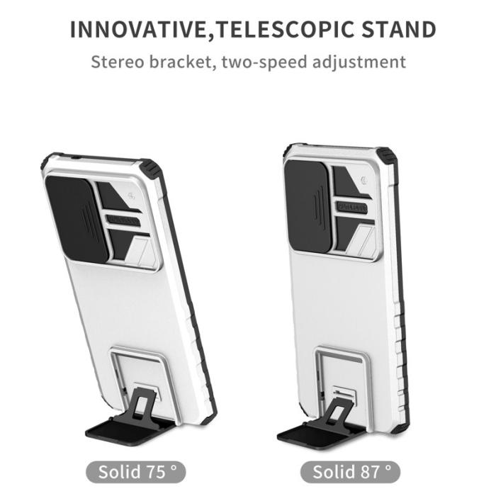 OEM - Mobilskal för Samsung Galaxy S26 Ultra Kamera Skydd PC + TPU - Silver