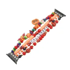 OEM - Apple Watch (49mm/46mm/45mm/44mm/42mm) Armband Halloween Beaded - Bokstäver