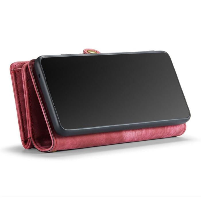 Caseme - CASEME 008 Series Samsung Galaxy A53 5G Konstläder Plånboksfodral Röd