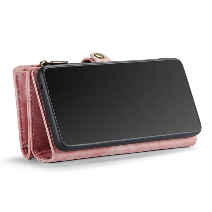 Caseme - CASEME 008 Series Samsung Galaxy A53 5G Konstläder Plånboksfodral Rosa