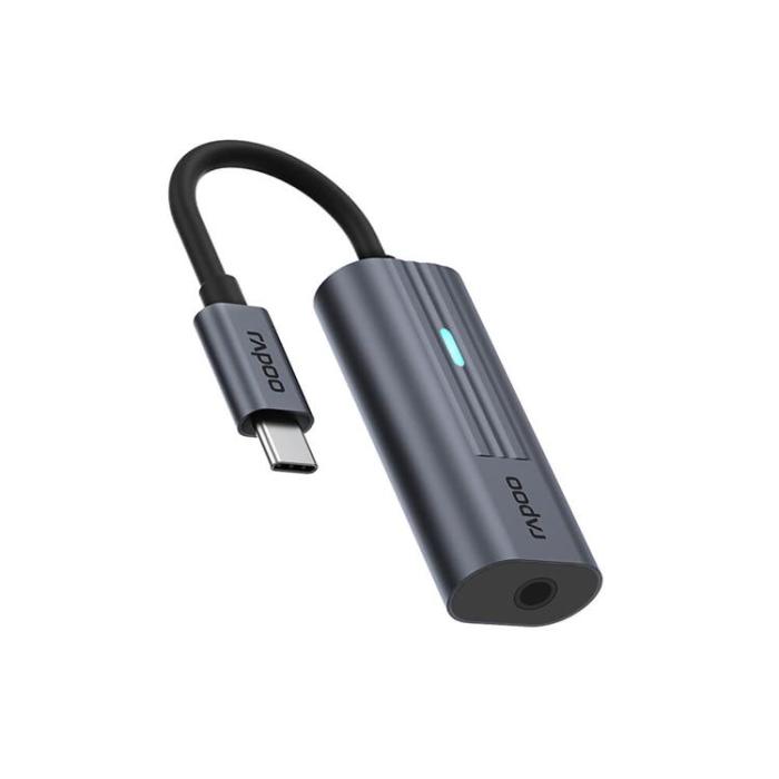 Rapoo - RAPOO Adapter UCA-1002 USB-C till 3.5 mm Ljud