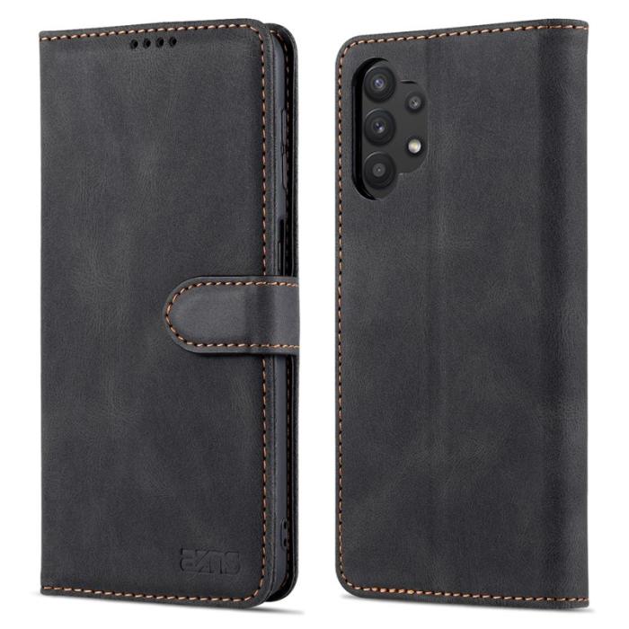 AZNS - AZNS Samsung Galaxy A32 5G Plånboksfodral - Anti-Scratch, Stöd - Svart