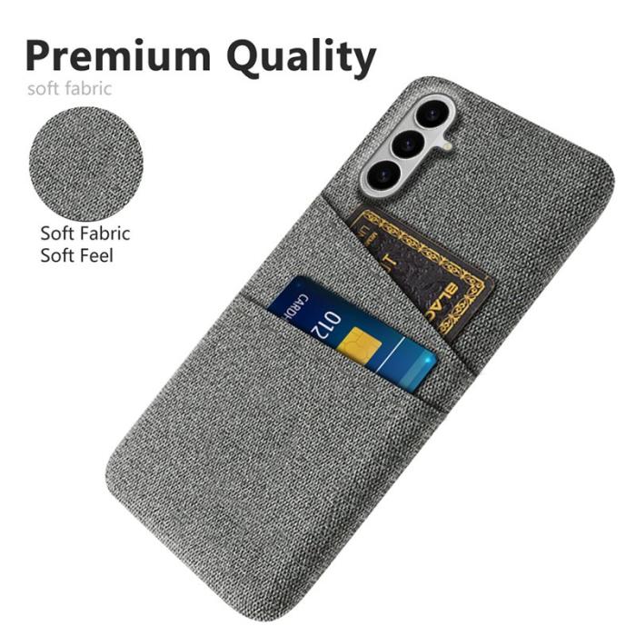 OEM - Mobilskal till Samsung Galaxy S26 / S26 Pro Kläde + Hård PC - Grå