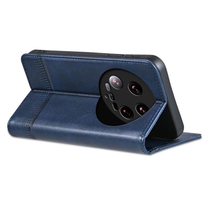 AZNS - AZNS Xiaomi 14 Ultra Plånboksfodral Konstläder - Blå