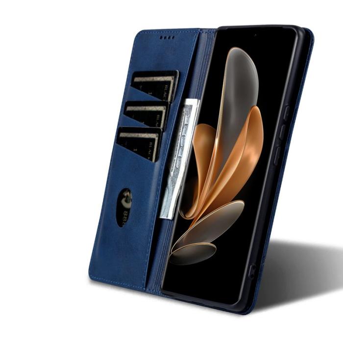 AZNS - AZNS Xiaomi 14 Ultra Plånboksfodral Konstläder - Blå