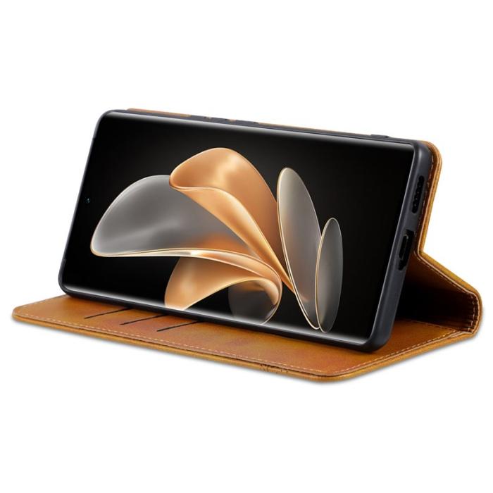 AZNS - AZNS Xiaomi 14 Ultra Plånboksfodral Konstläder - Brun