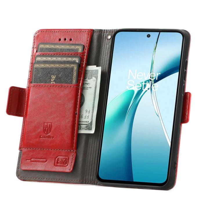 CASENEO - CASENEO Mobilskal till Xiaomi 15 Ultra KonstLäder - Röd