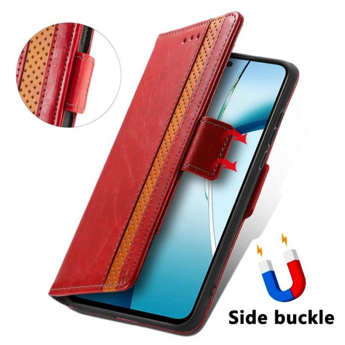CASENEO - CASENEO Mobilskal till Xiaomi 15 Ultra KonstLäder - Röd