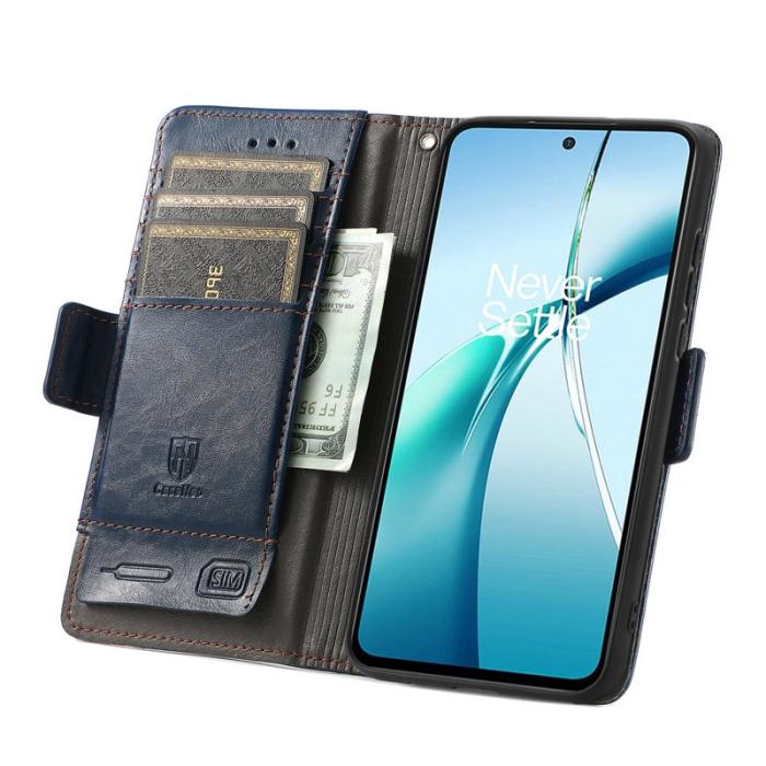 CASENEO - CASENEO Mobilskal till Xiaomi 15 Ultra KonstLäder Ställ med RFID-Skydd - Blå